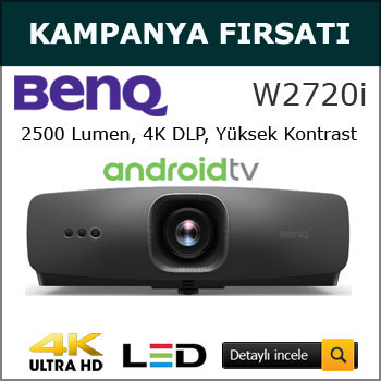 benq w2720i 4k projeksiyon cihazı kampanya