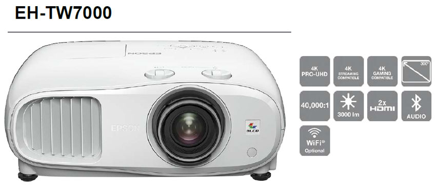 epson tw7000 4k projeksiyon cihazı