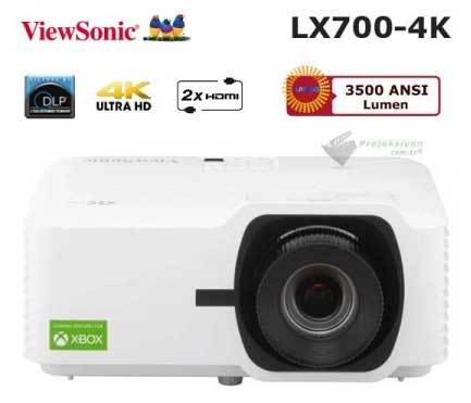 viewsonic lx700-4k 4k projeksiyon